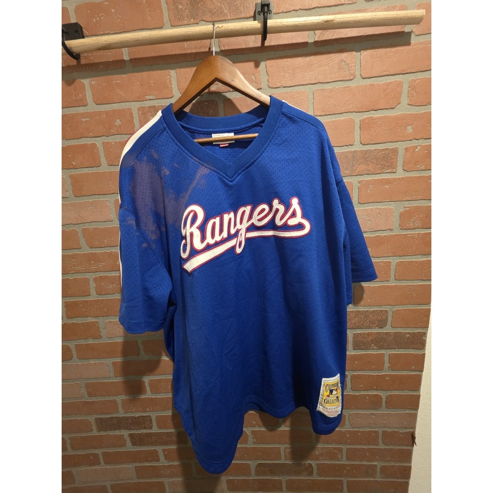 Mitchell & Ness Texas Rangers Nolan Ryan Baseball Jersey Size 3XL  Sku89